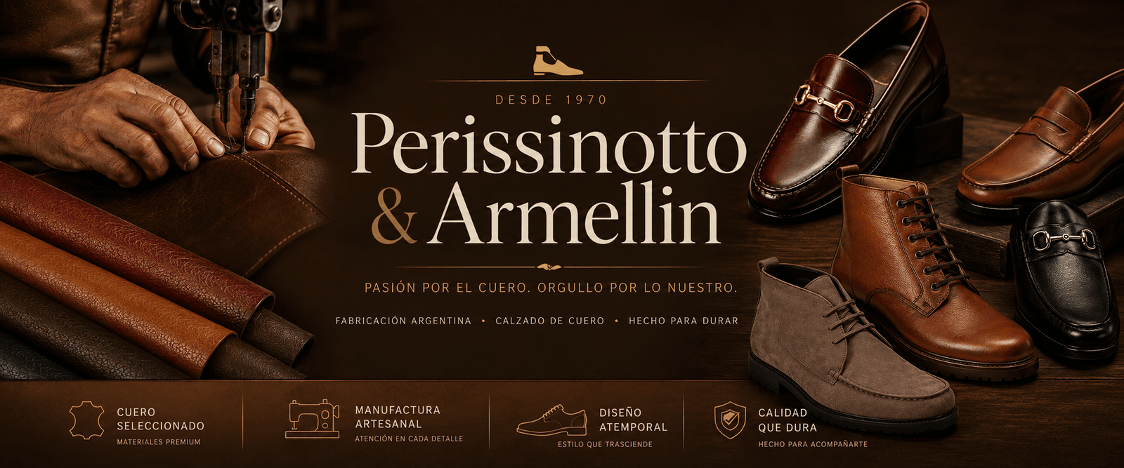 Perissinotto & Armellin — Calzado artesanal desde 1970